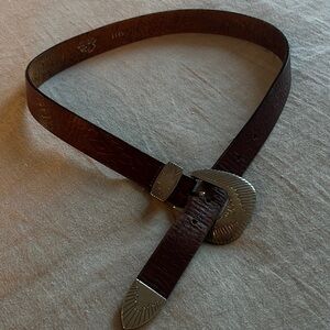 Vintage genuine leather belt